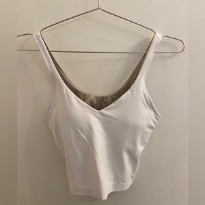 Lululemon align white cropped tank